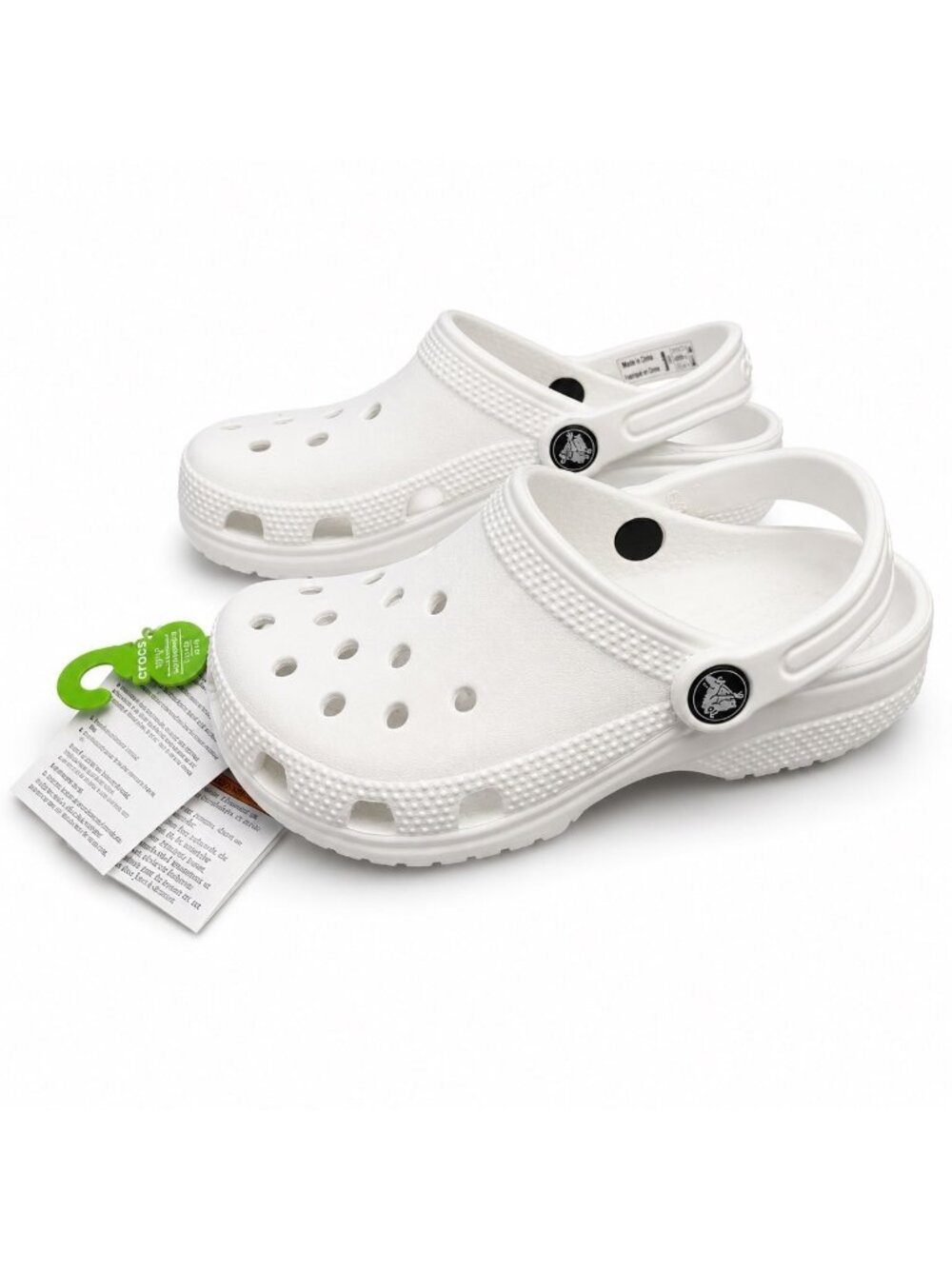 Crocs Classic Clog White Kids C11 Slip On Lightweight Comfort Sandals